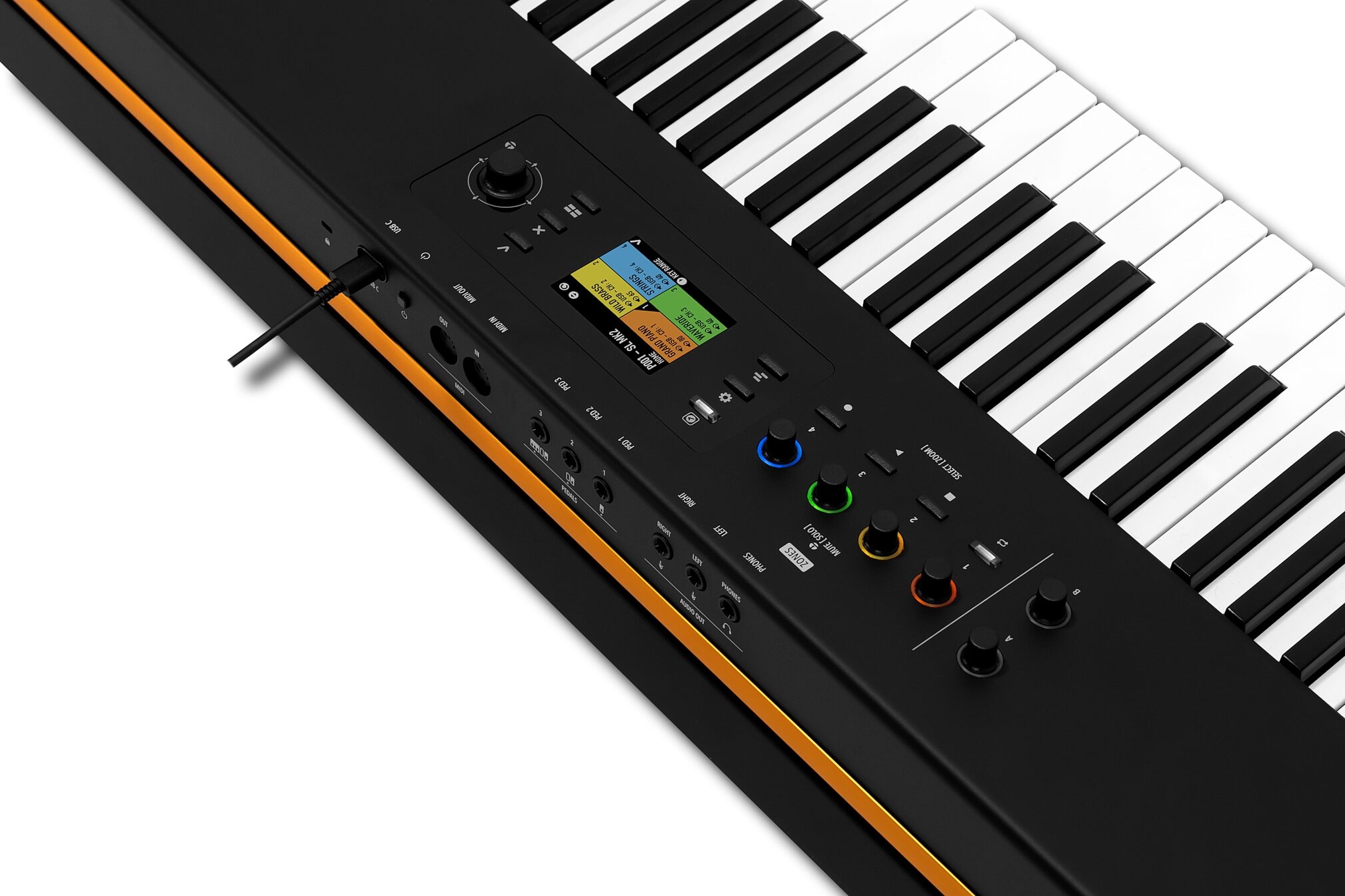 Studiologic SL88GT MK2 USB MIDI Keyboard Controller, 88-Key, New, Action Position Back