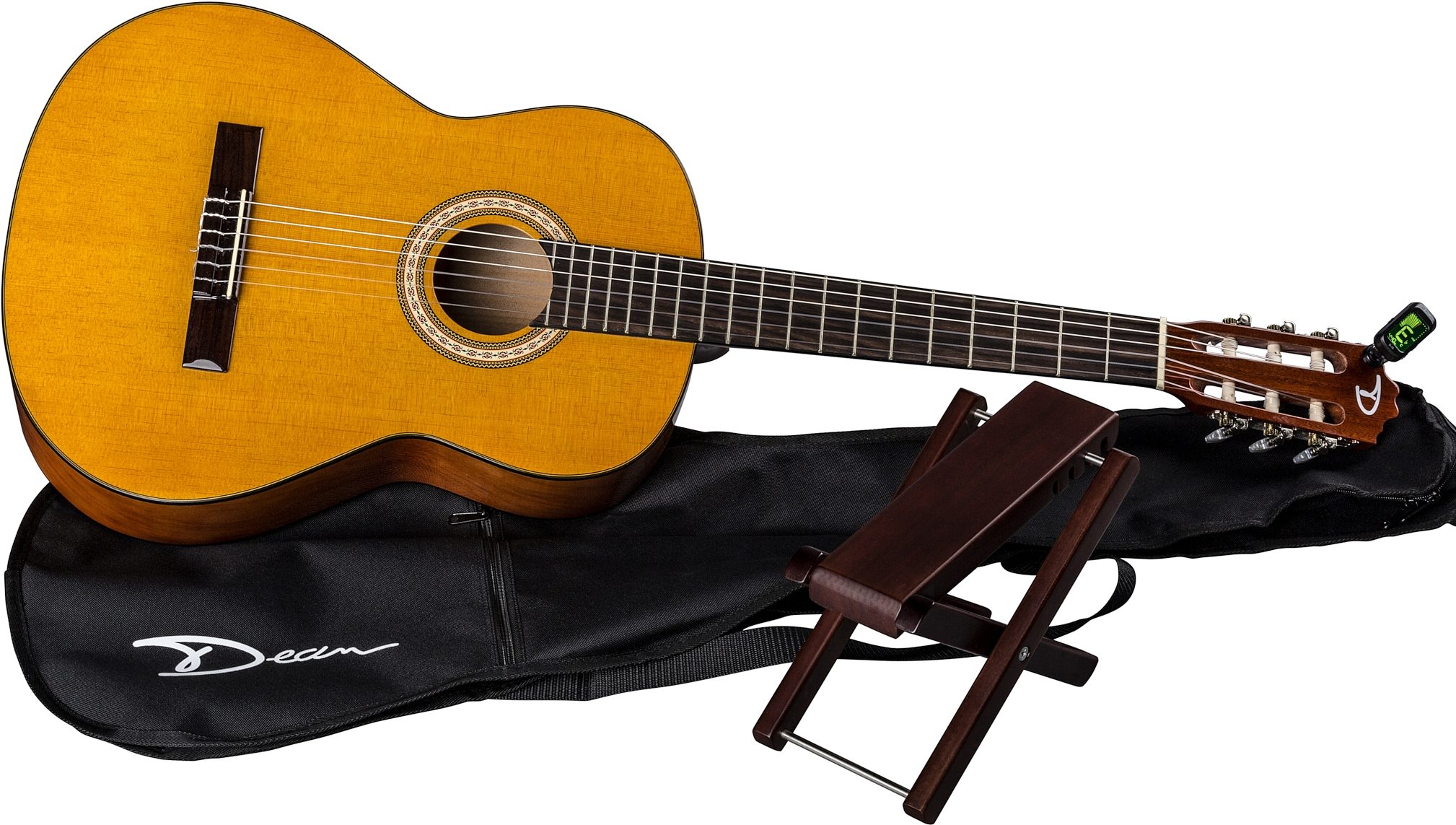 Dean Classical Acoustic Guitar Package, Action Position Back