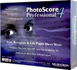 Sibelius PhotoScore Sheet Music Scanning Software, Main