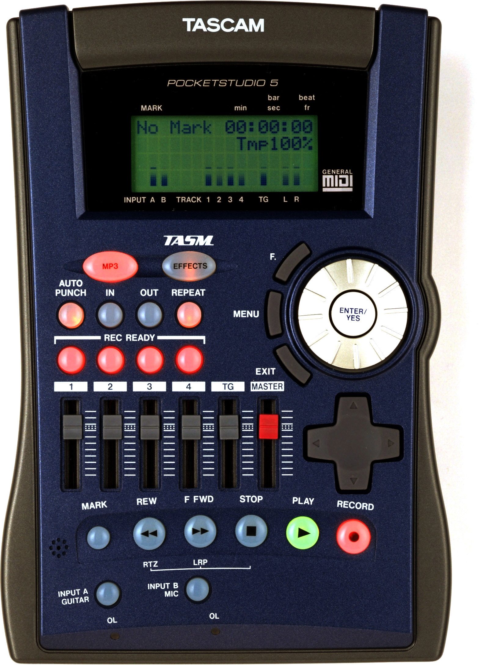 TASCAM PS5 Pocketstudio5 4-Track Recorder, Main