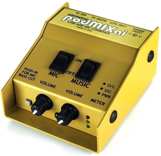 Whirlwind PodMIXai Active Mic/Line Mixer, Main