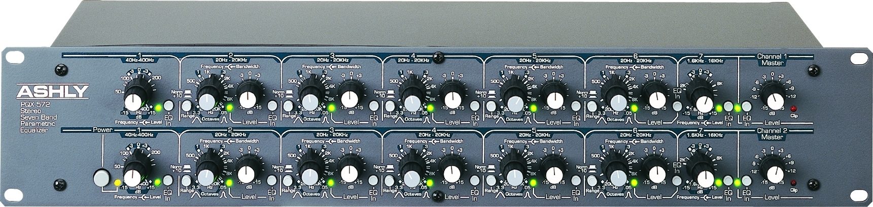 Ashly PQX572 Equalizer, Main