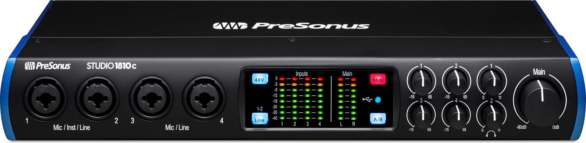 PreSonus Studio 1810C USB-C Audio MIDI Interface | zZounds