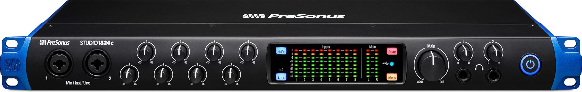 PreSonus Studio 1824C USB-C Audio MIDI Interface | zZounds