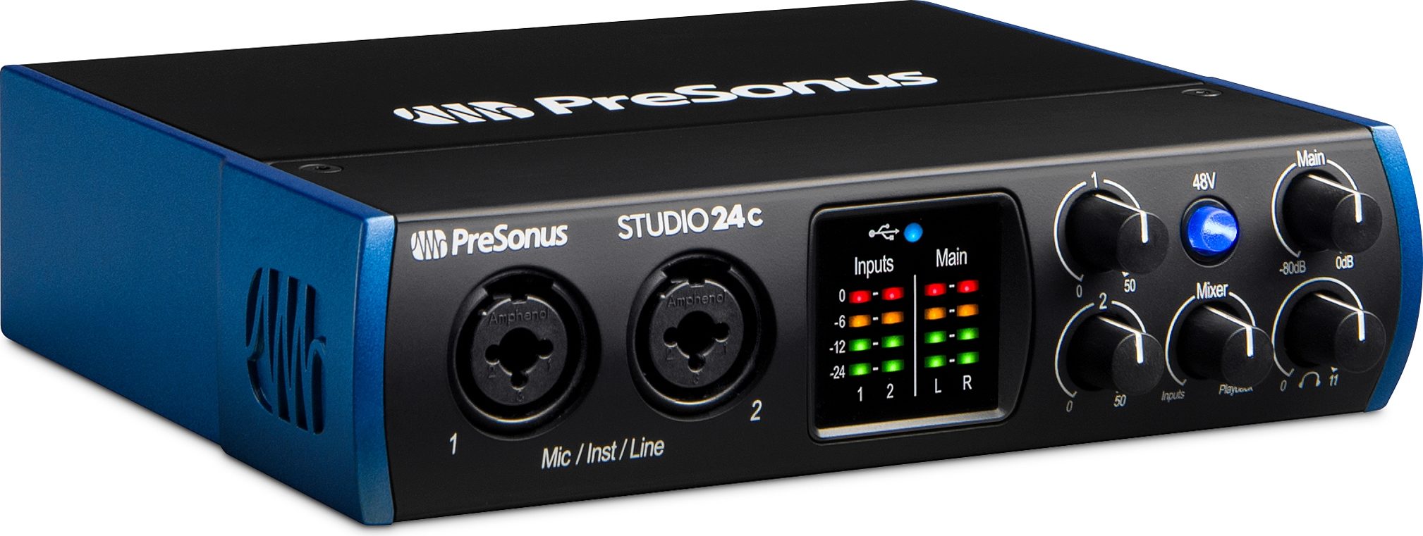 PreSonus Studio 24C USB-C Audio MIDI Interface