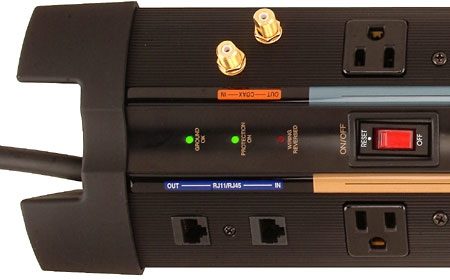 Monster Cable Power Pro 2000 12-Outlet Power Conditioner, Close Up 1