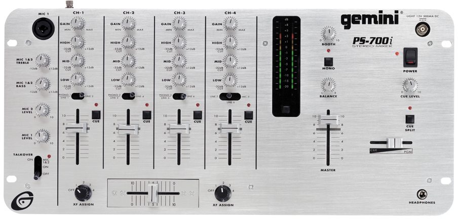 Gemini PS700i Platinum Series DJ Mixer, Main