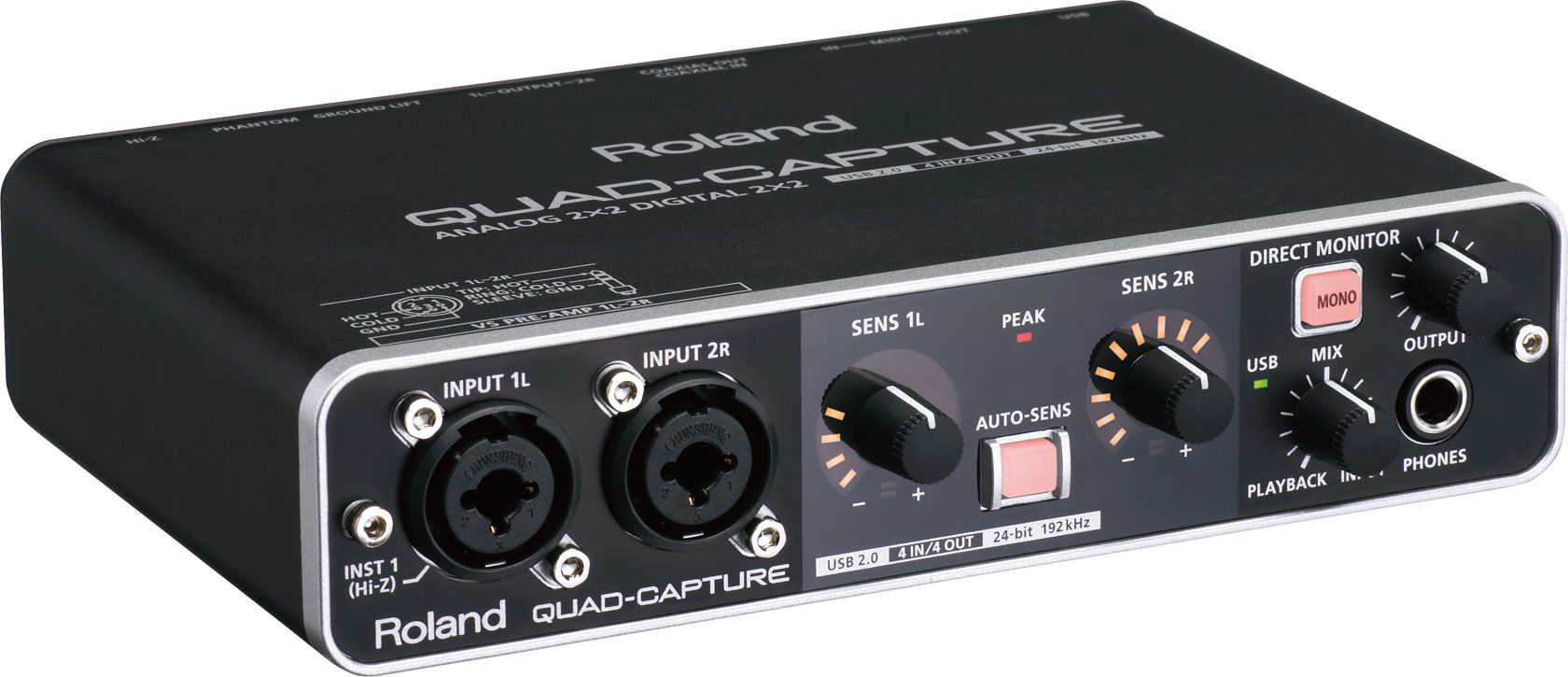 Roland UA-55 Quad-Capture USB 2.0 Audio Interface | zZounds