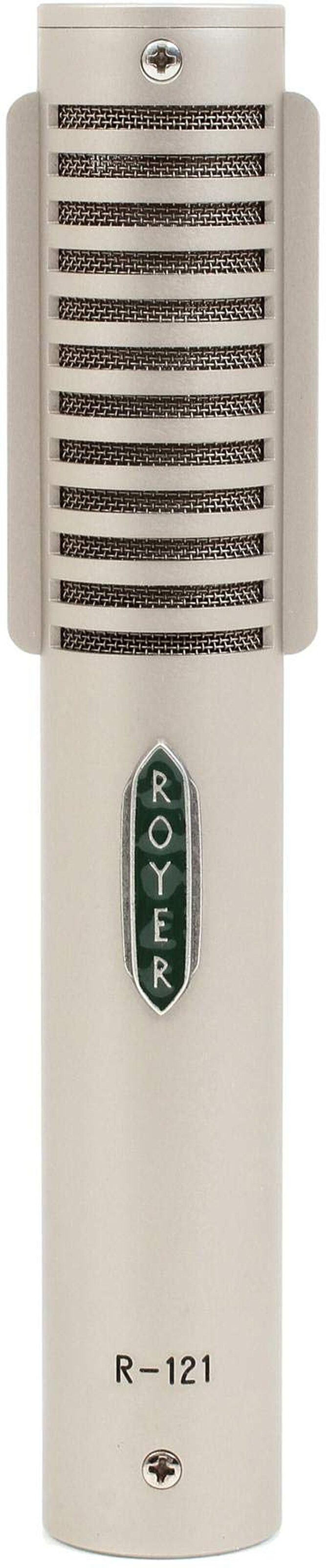 Royer Labs R-121 Dynamic Passive Ribbon Microphone, Bundle with RSM-SS1 Sling-Shockmount, Action Position Back