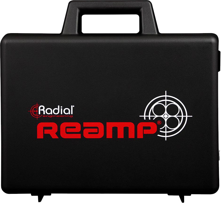 Radial X-Amp Studio Reamper Active Re-Amplifier, Radial Re-Amper Kit: with J48, X-Amp, Case, and Power Supply, Case
