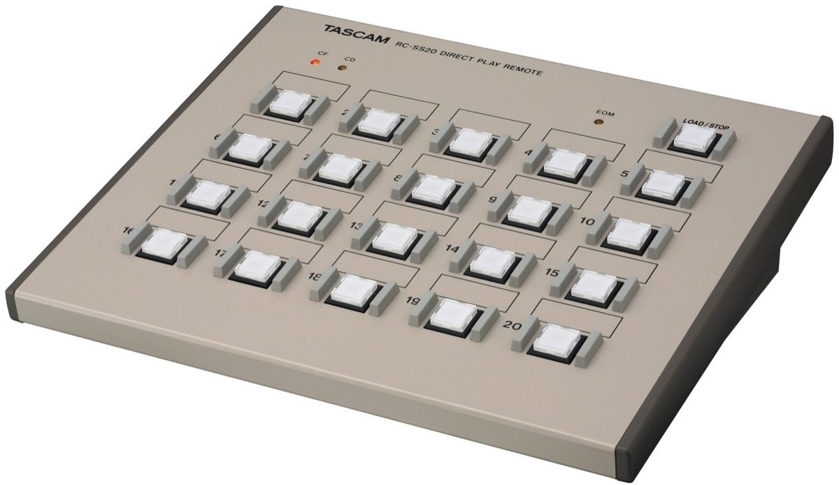TASCAM RC-SS20 Direct Play Remote for SS Recorders, Alt