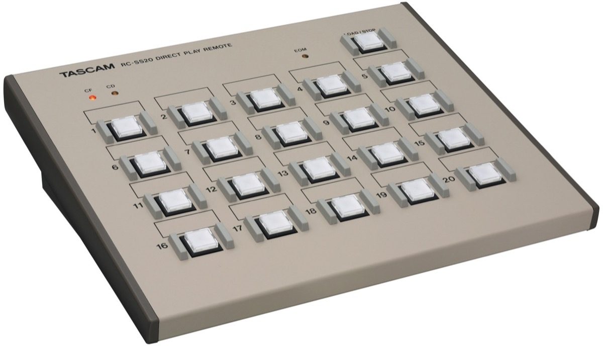 TASCAM RC-SS20 Direct Play Remote for SS Recorders, Alt