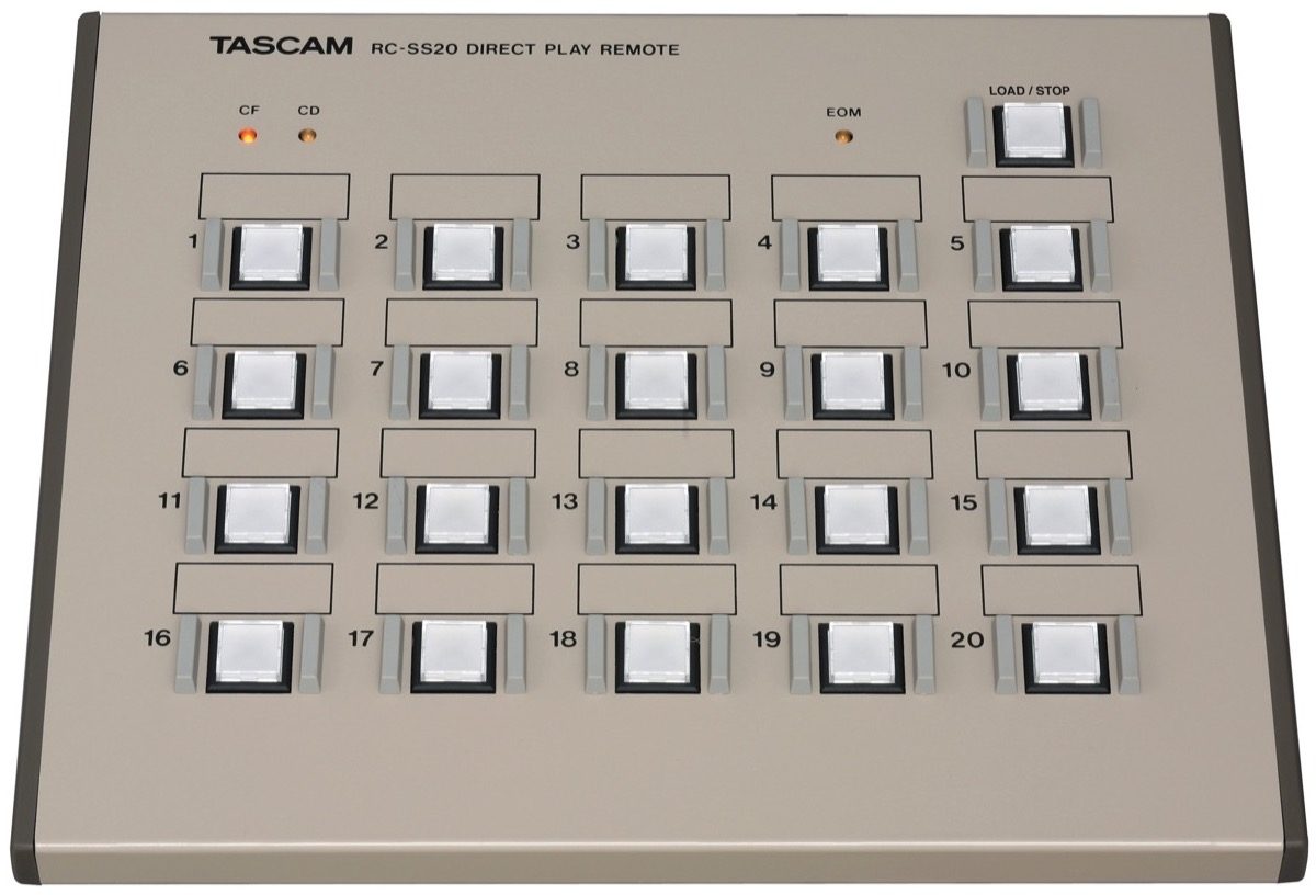 TASCAM RC-SS20 Direct Play Remote for SS Recorders, Alt