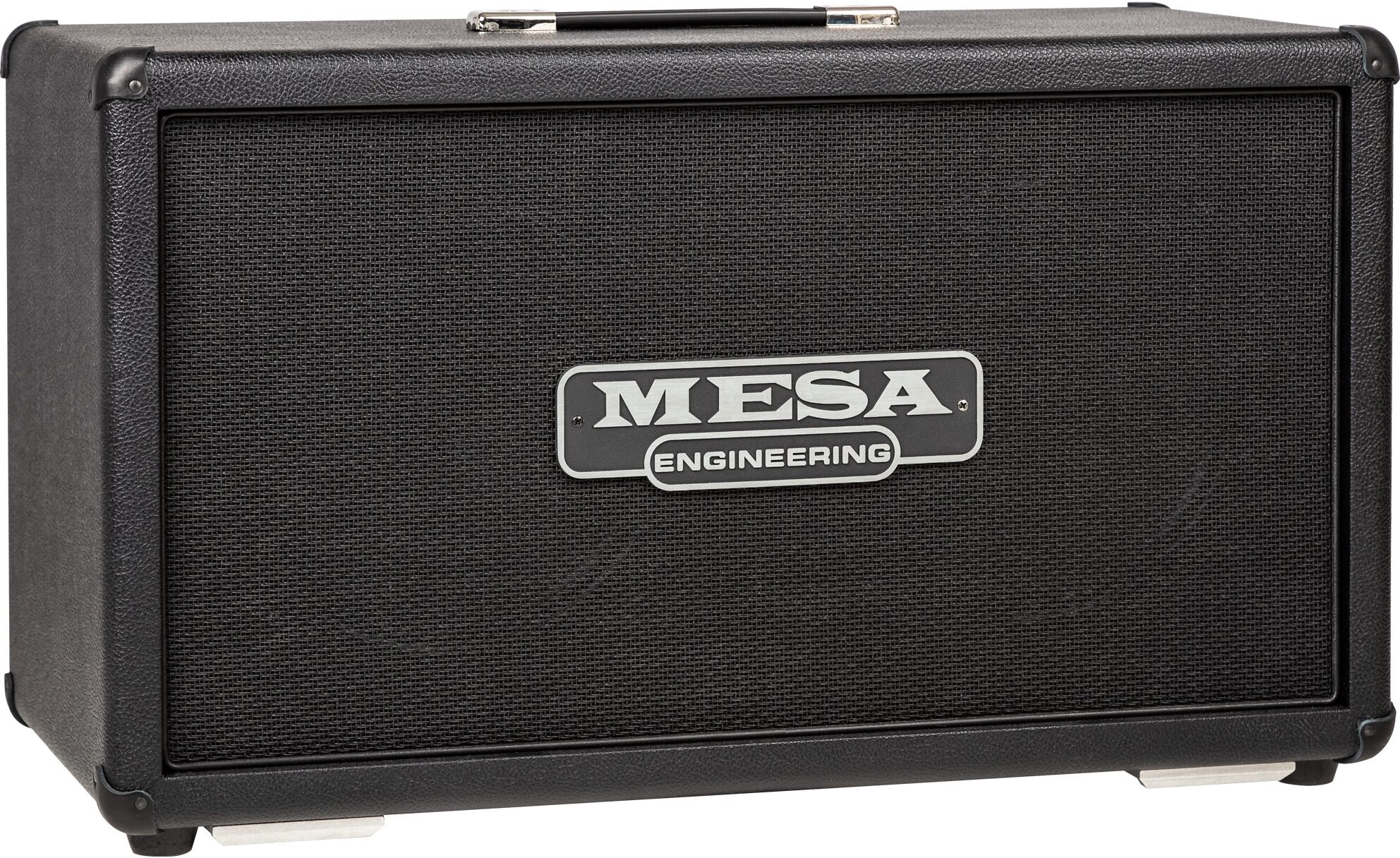 Mesa/Boogie 2x12 Horizontal Rectifier Guitar Speaker Cabinet (120 Watts), Black Bronco, New, view