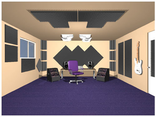 Auralex Roominator Pro Plus (Gray), Installed, Mix Position