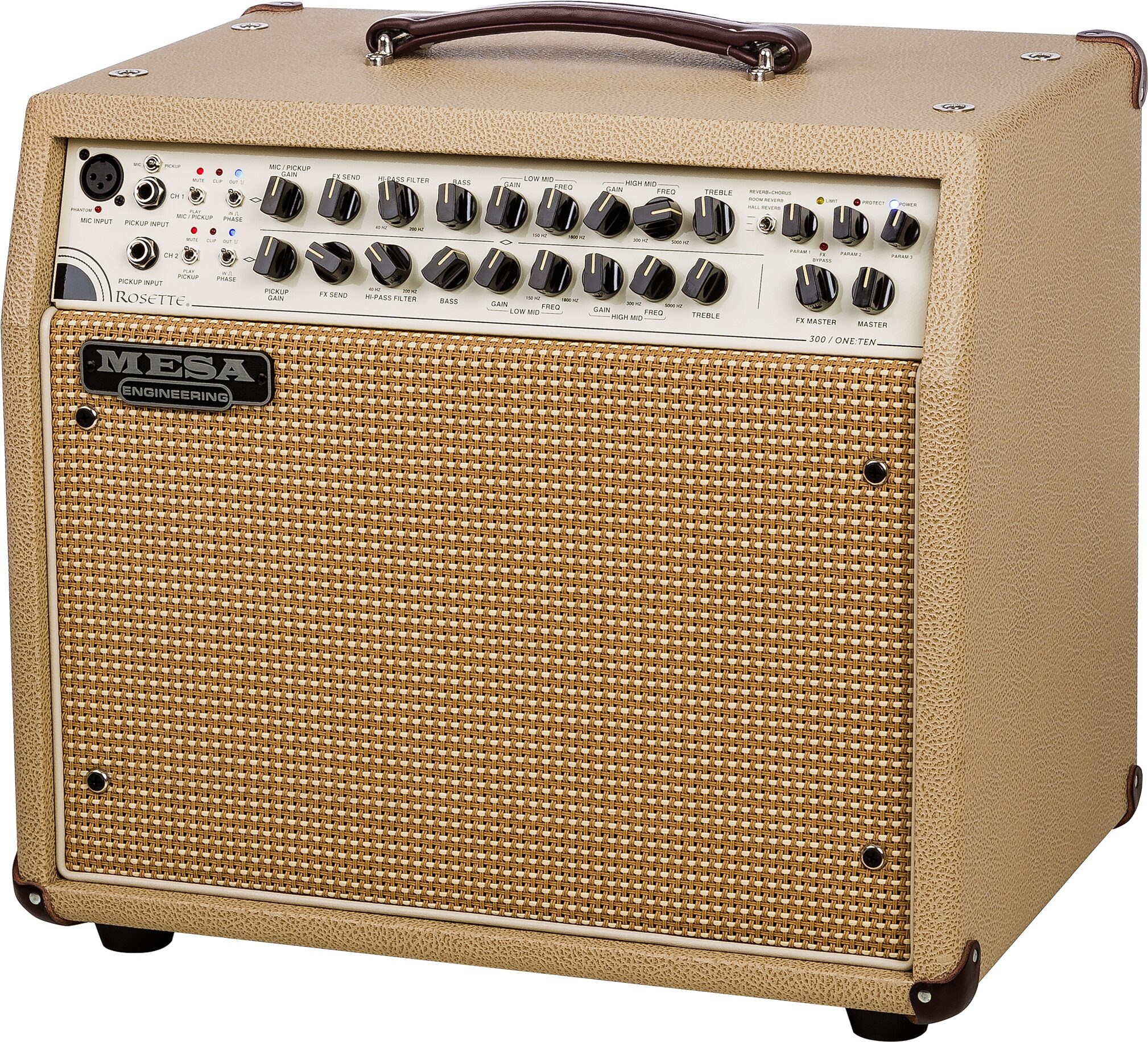 Mesa/Boogie Rosette 300 One Ten Acoustic Combo Amplifier (300 watts, 1x10"), Action Position Back