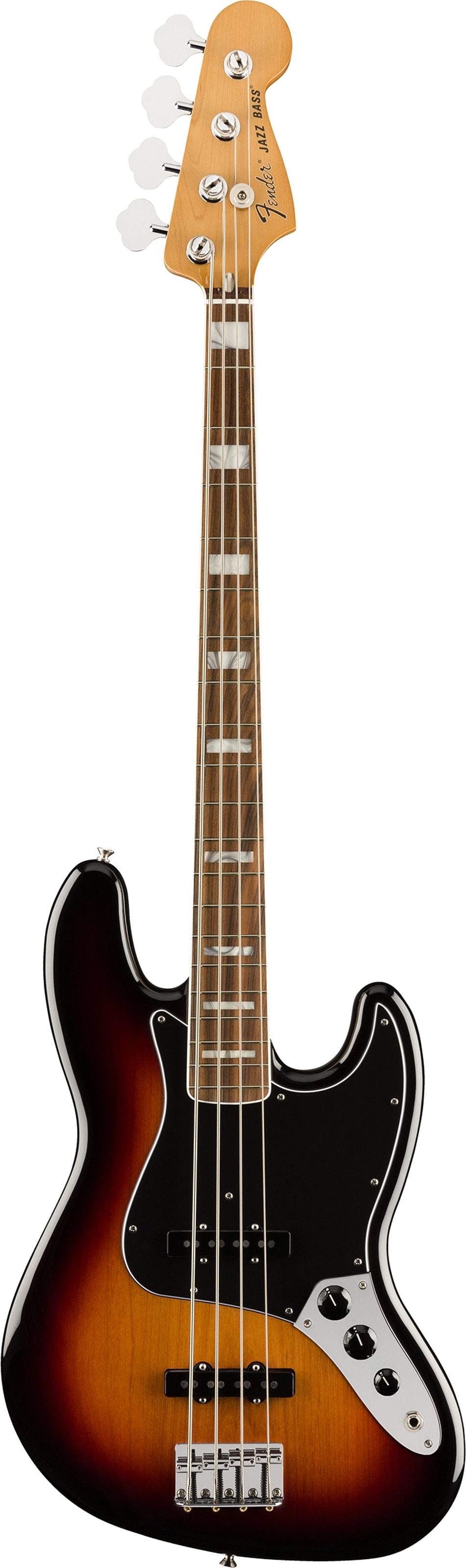 Fender Vintera '70s Jazz Electric Bass, Pau Ferro Fingerboard (with Gig Bag), Action Position Back