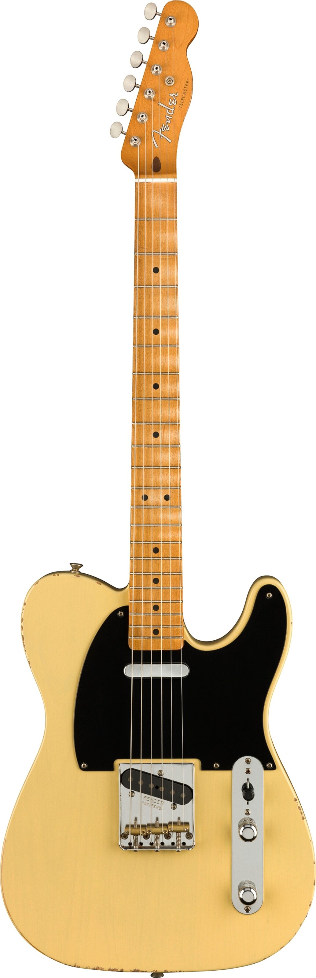 Fender Limited Edition Road Worn '50s Telecaster Electric Guitar, Maple Fingerboard (with Gig Bag), Action Position Back