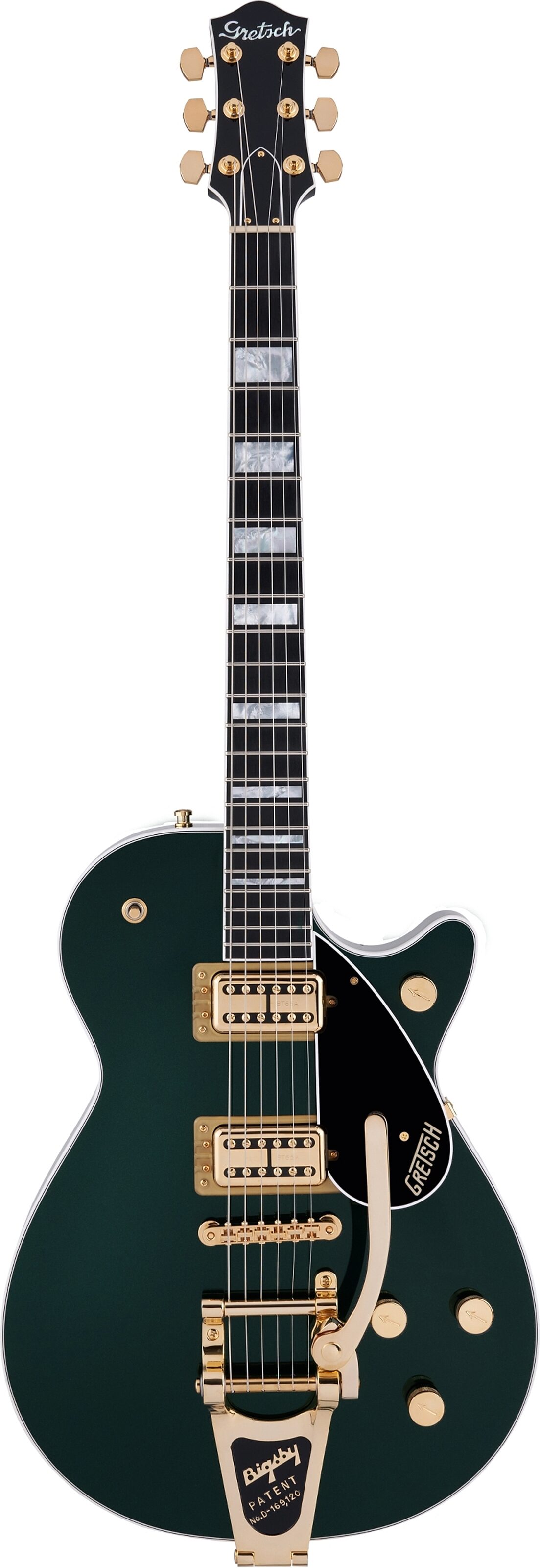 Gretsch G6228TGPE Player's Edition Jet BT Electric Guitar (with Case), Action Position Back