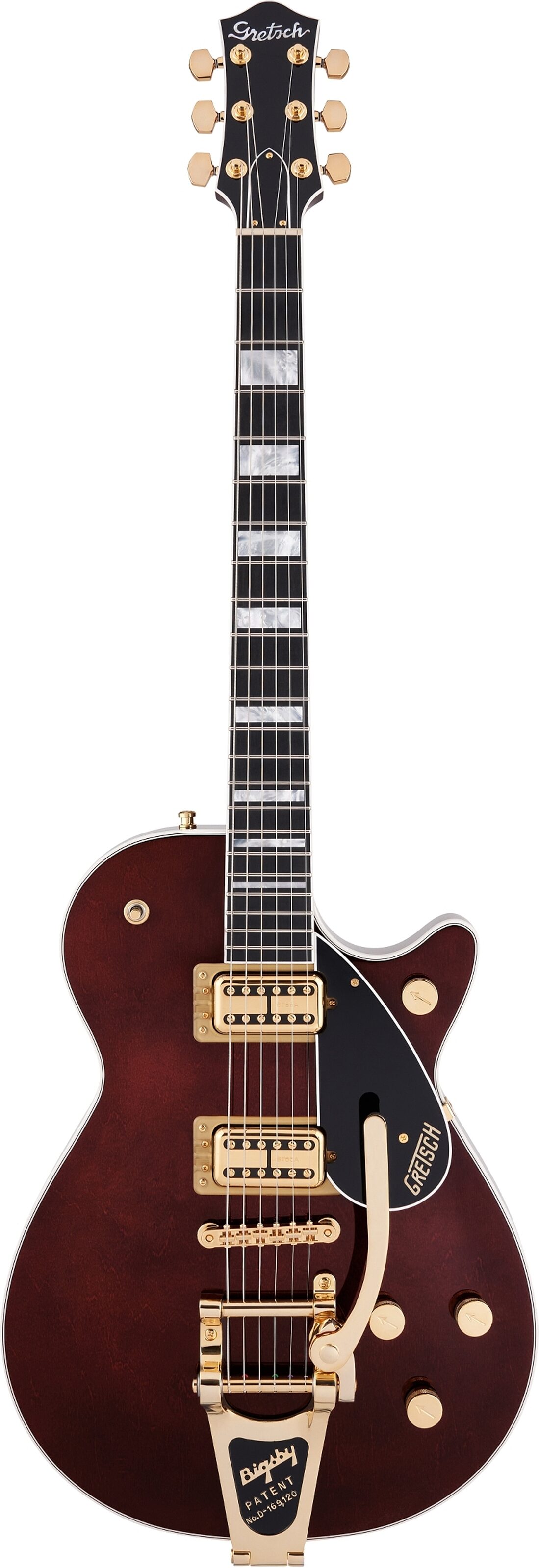 Gretsch G6228TGPE Player's Edition Jet BT Electric Guitar (with Case), Action Position Back