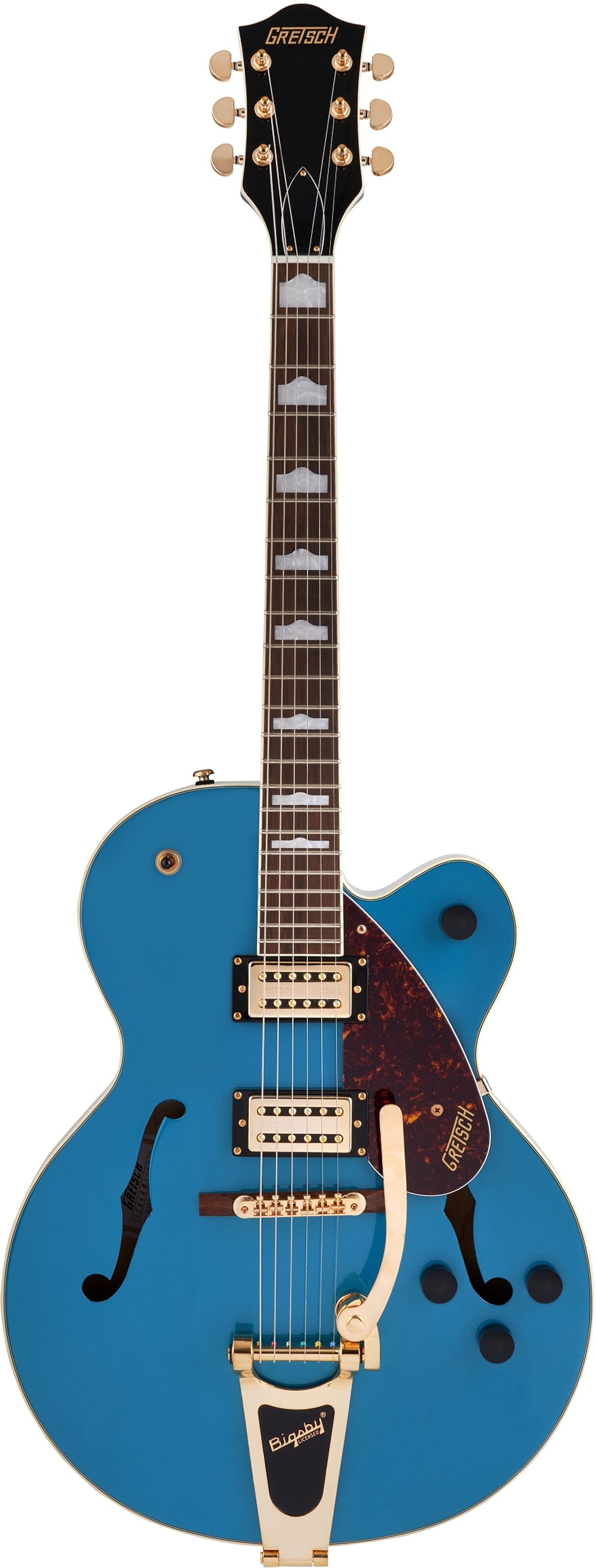 Gretsch G2410TG Streamliner Hollowbody Single-Cut Electric Guitar, Action Position Back