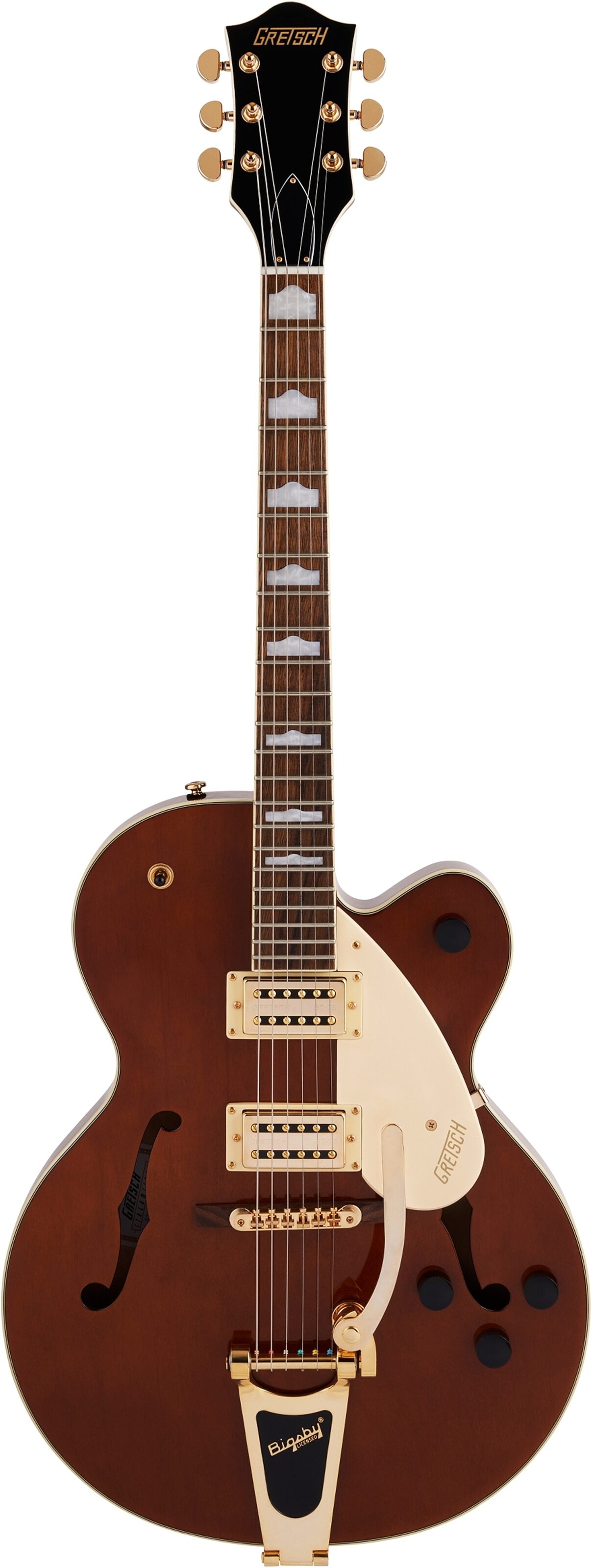 Gretsch G2410TG Streamliner Hollowbody Single-Cut Electric Guitar, Action Position Back