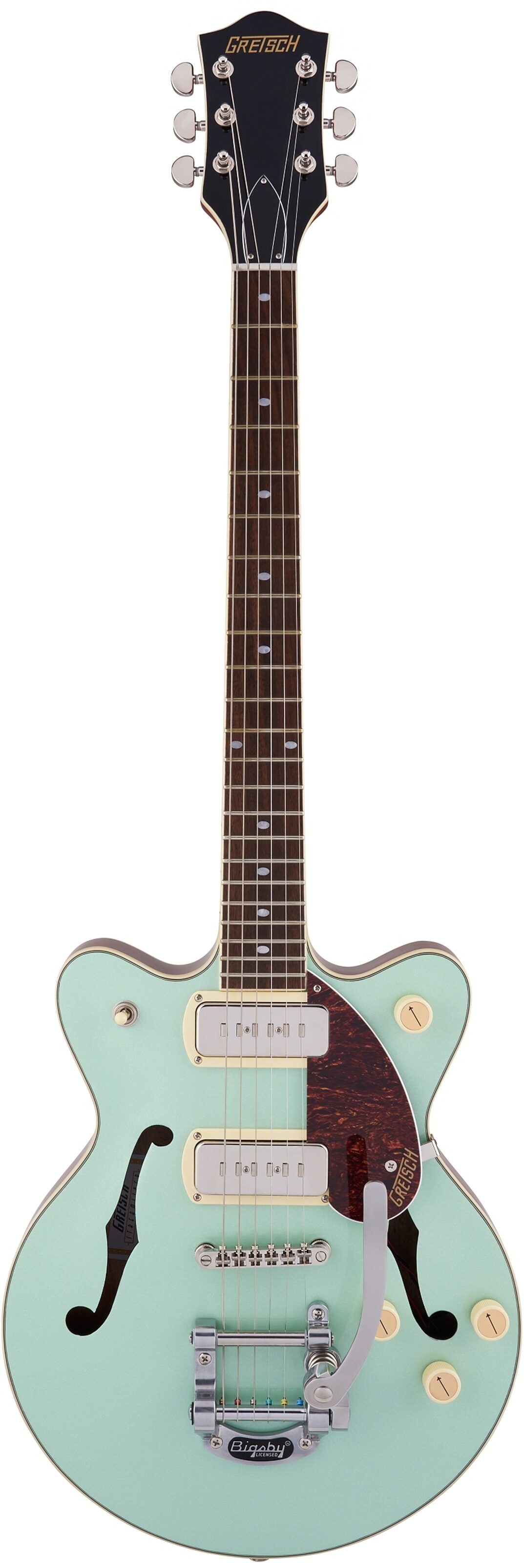 Gretsch G2655T P90 Streamliner Center Block Jr. with Bigsby Electric Guitar, Action Position Back