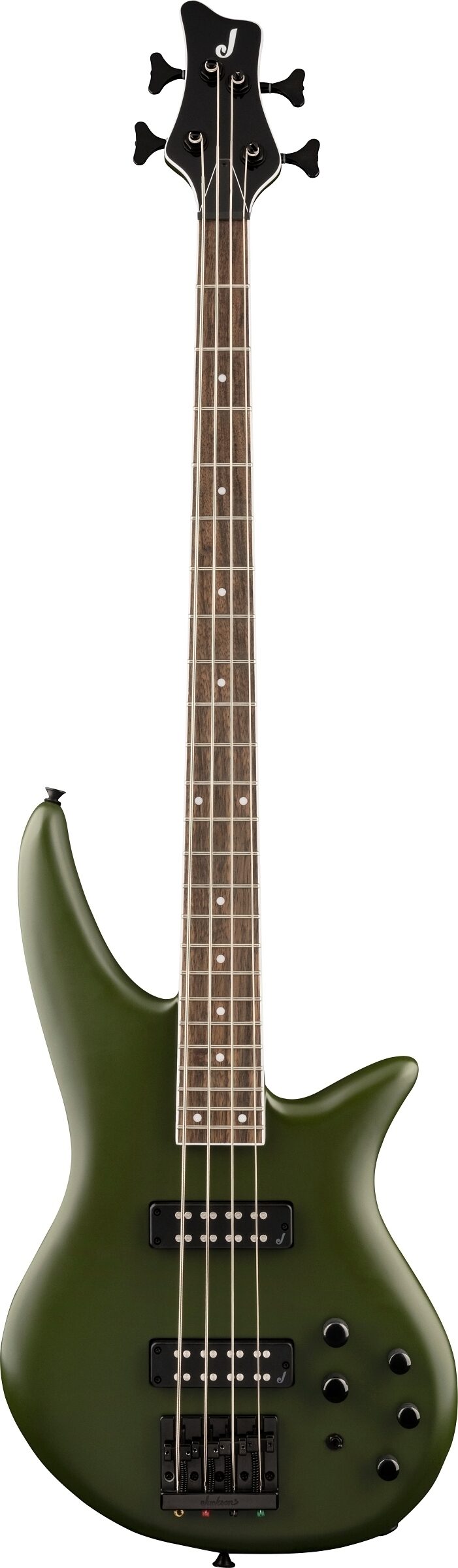 Jackson X Series Spectra SBX IV Electric Bass, Matte Army Drab, Open Box (Like New), Action Position Front