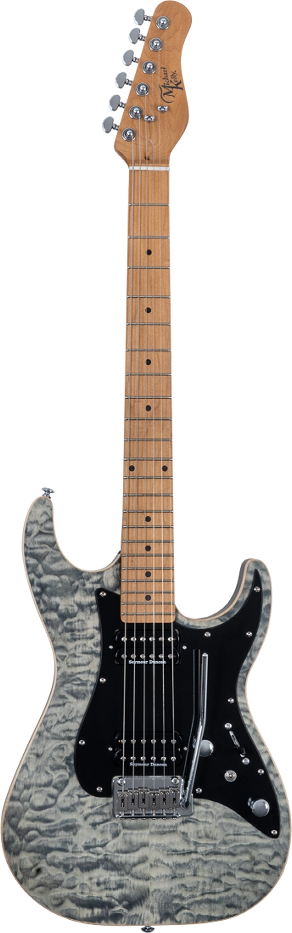 Michael Kelly Mod Shop '60s S2 Electric Guitar, Maple Fingerboard, Action Position Back