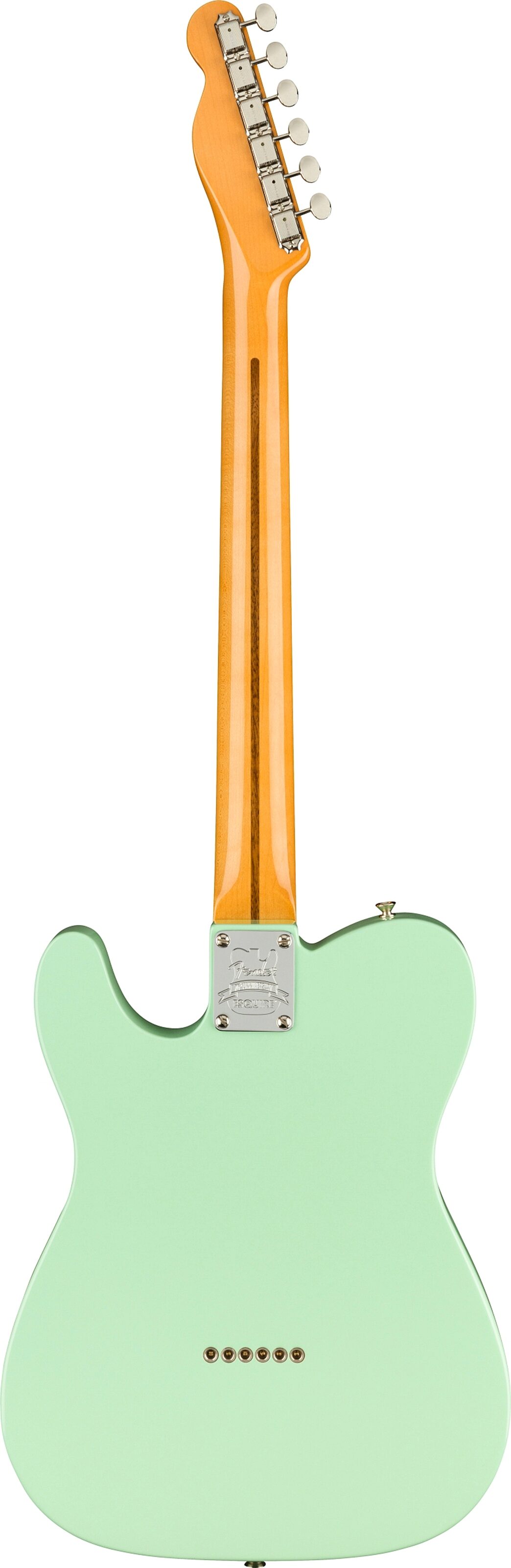 Fender 70th Anniversary Esquire Electric Guitar (with Case), Action Position Back