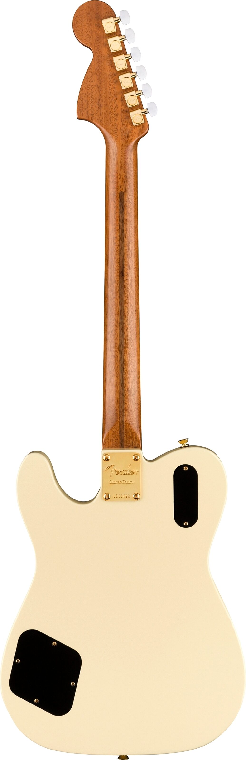 Fender Parallel Universe II Troublemaker Telecaster Deluxe Guitar (with Case), Action Position Back
