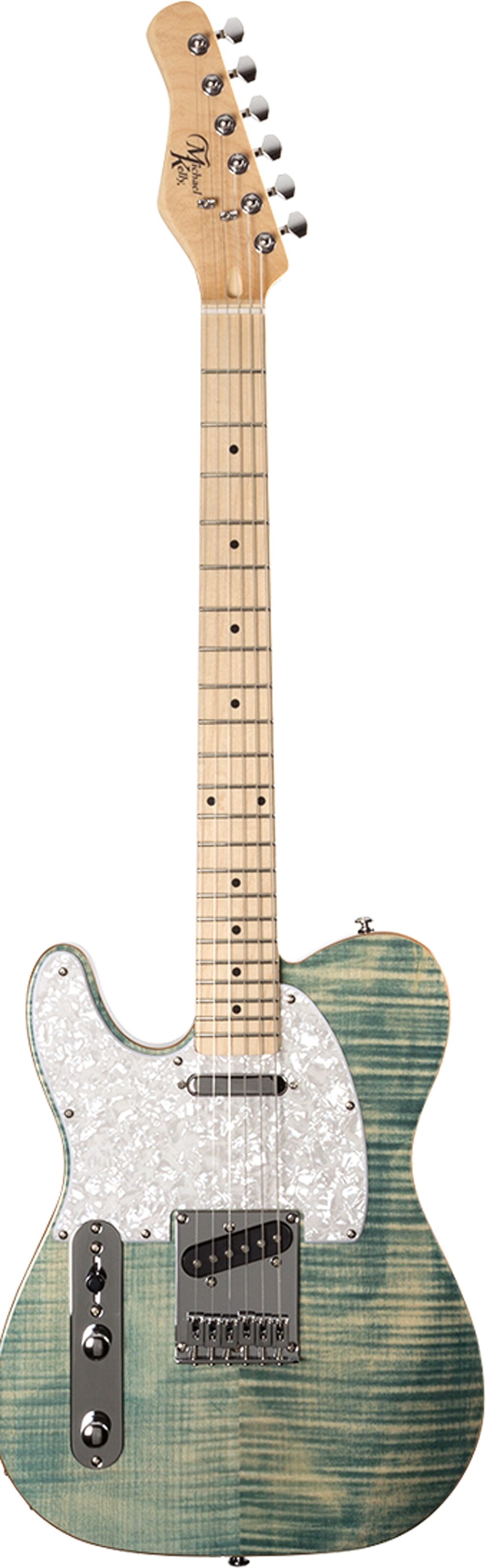 Michael Kelly 1953 Electric Guitar, Left Handed, Maple Fingerboard, Action Position Back