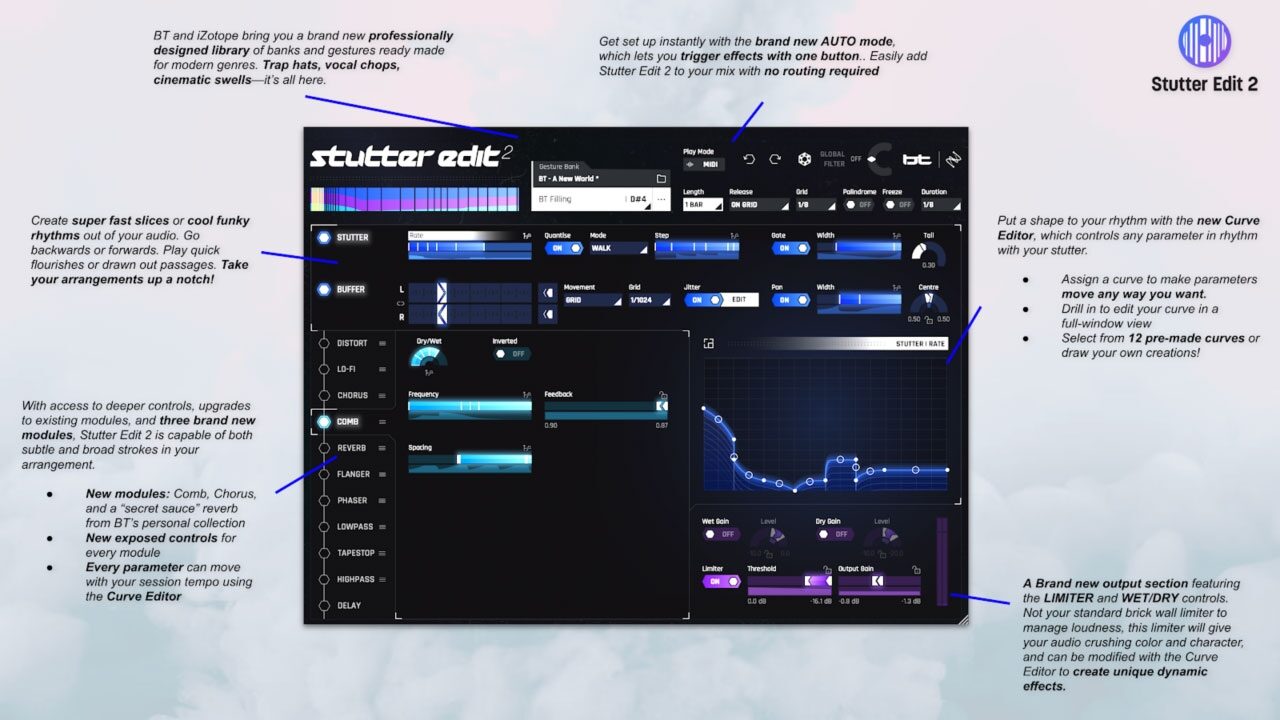 iZotope Stutter Edit 2 Effect Software, Overview