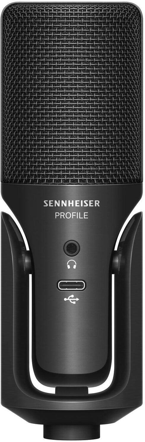 Sennheiser Professional Profile USB Microphone Streaming Set with Boom Arm,  3 m USB-C Cable & Mic Pouch