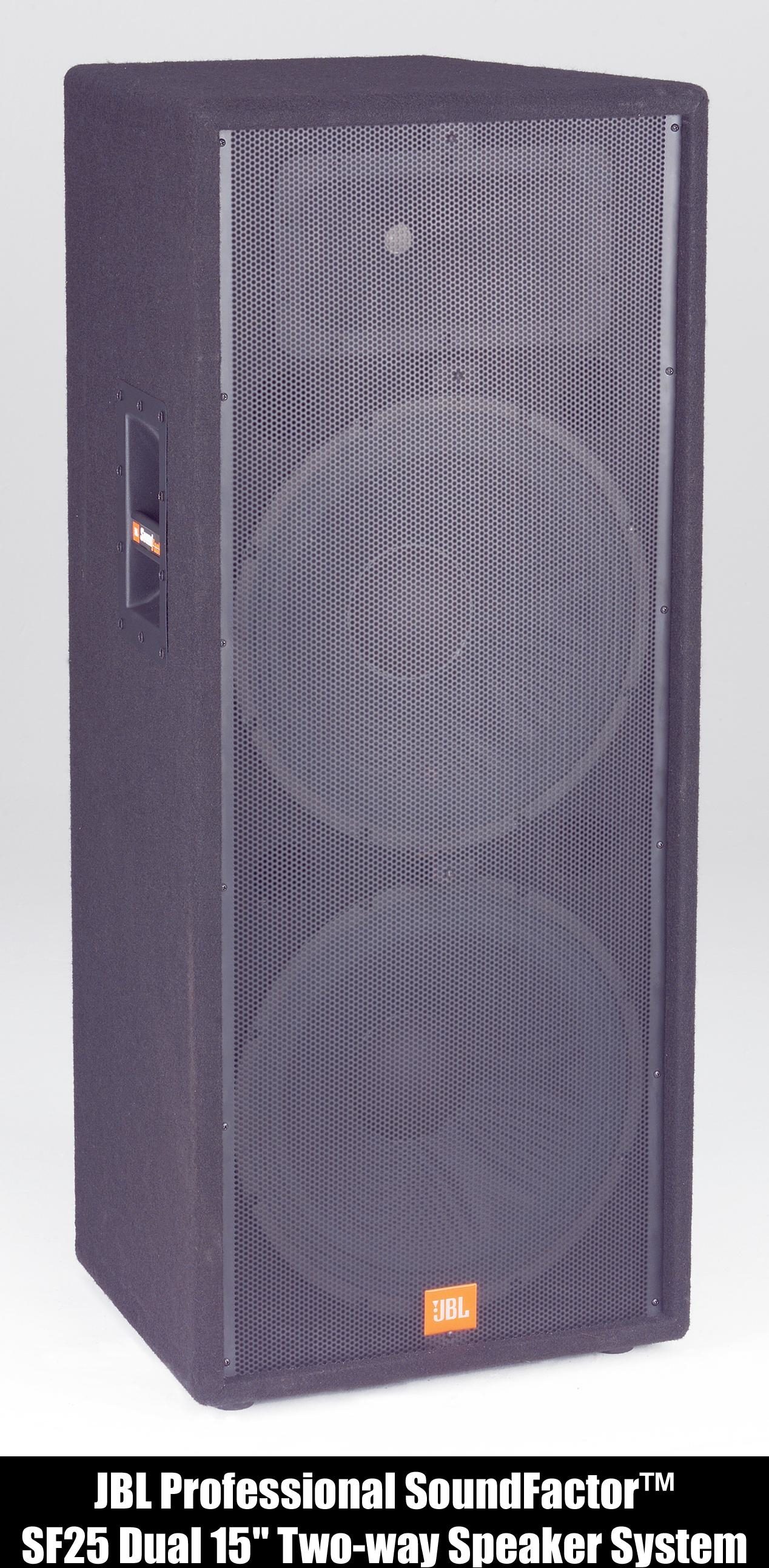 JBL SF25 Soundfactor Dual Cabinet (15 in., Quasi 3-Way) | zZounds