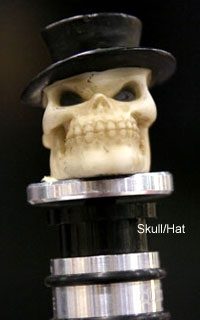 Trick Cymbal Topper, Skull Hat