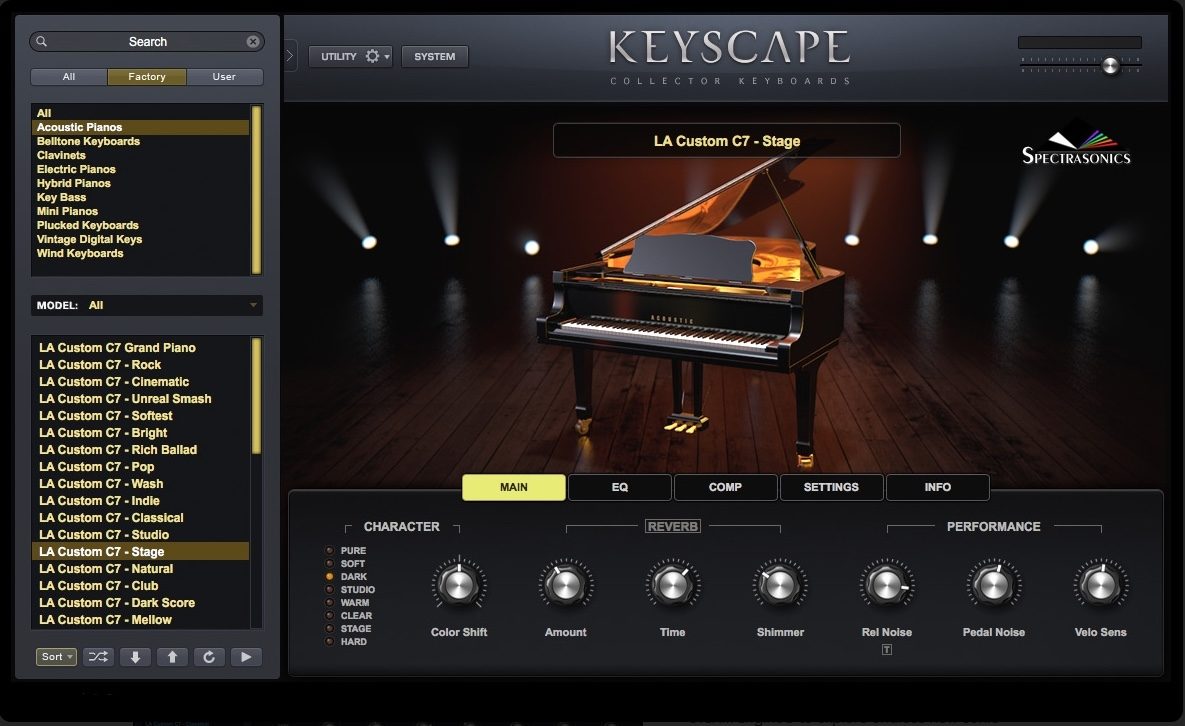 Spectrasonics Keyscape Keyboard Instrument Plug-In Software