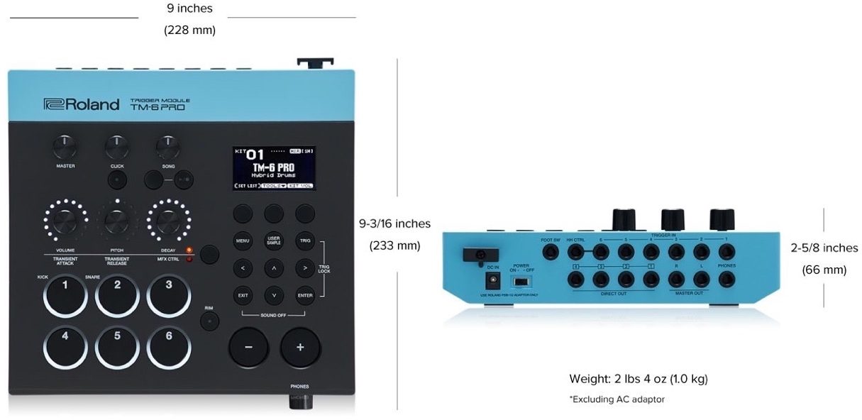 Roland TM-6 PRO Drum Trigger Module | zZounds