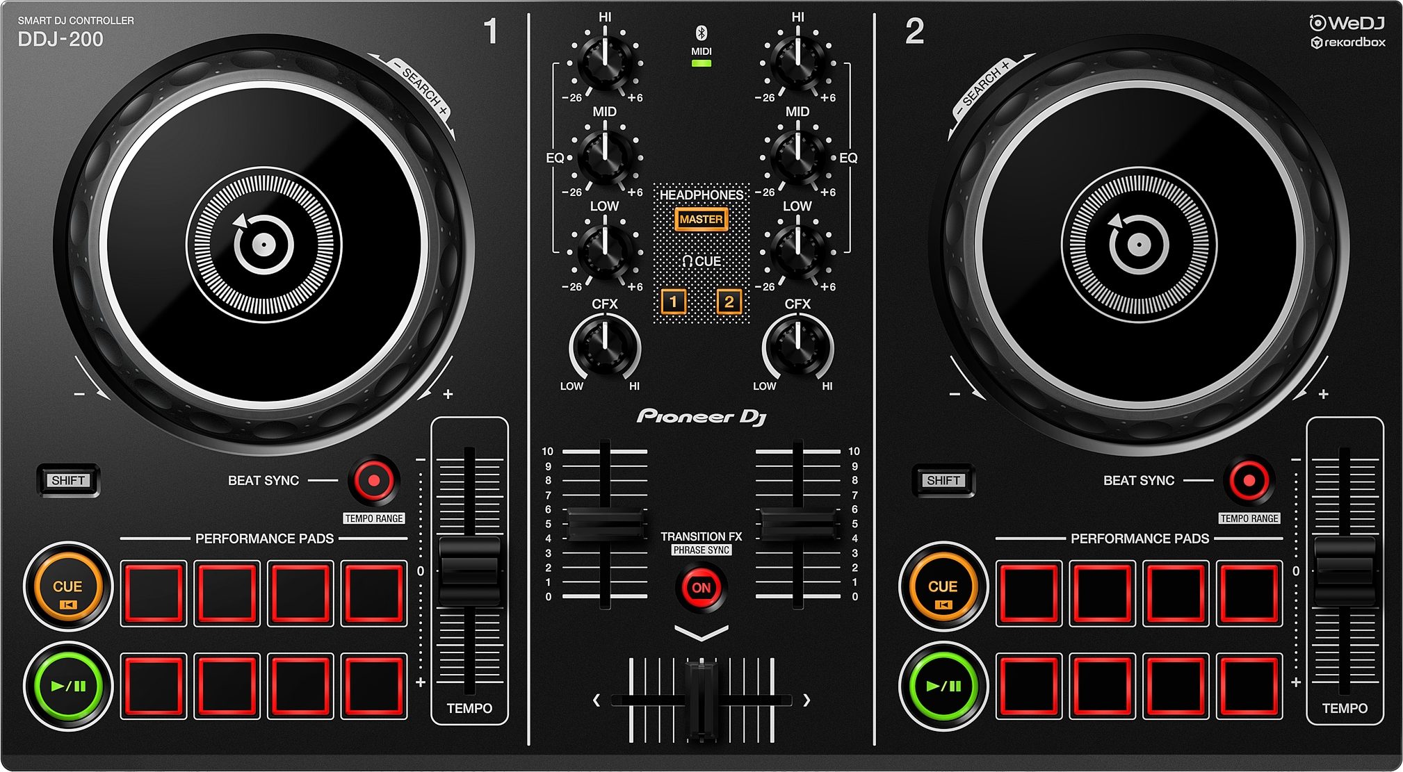 Pioneer DJ DDJ-200 DJ Controller | zZounds