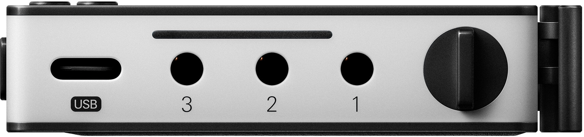 Teenage Engineering TP-7 Digital Tape Recorder, Black, Action Position Back