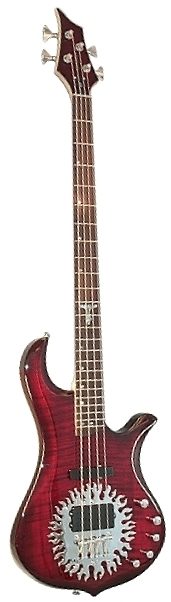 Traben Tribal Sun Electric Bass Guitar, Main