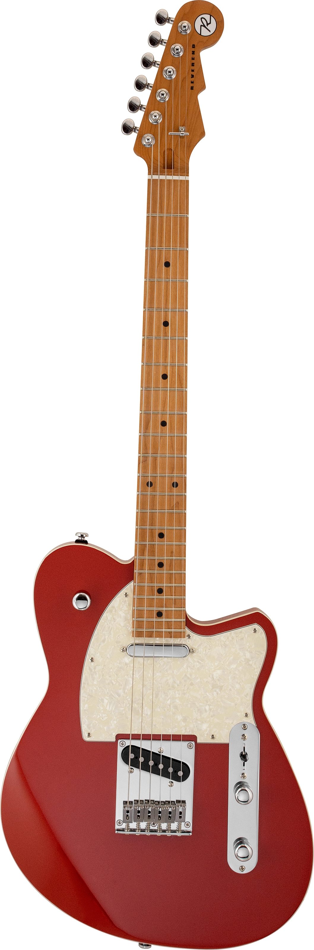 Reverend Trickshot Electric Guitar, Action Position Back