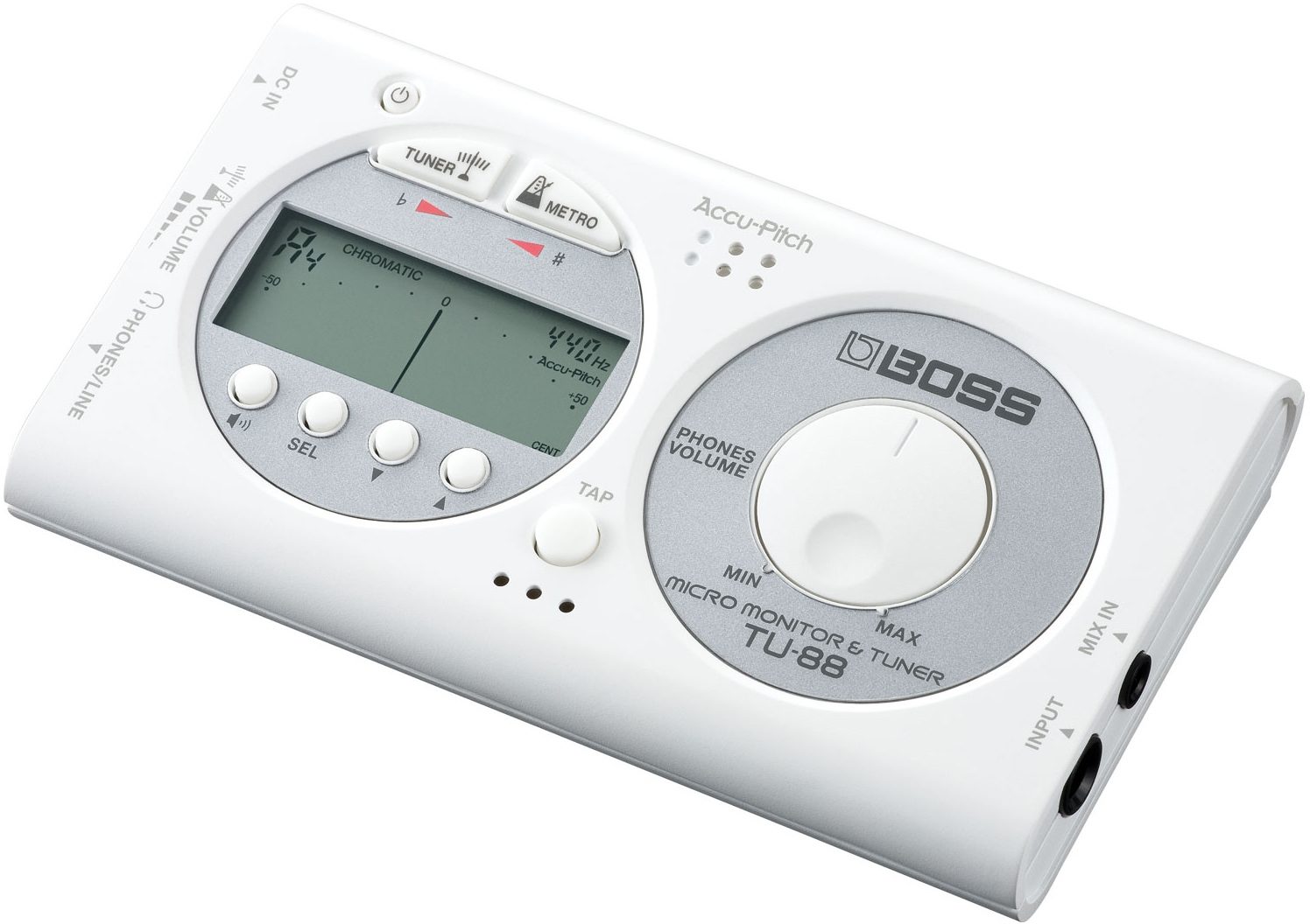 Boss TU-88 Micro Monitor Tuner and Metronome, Main