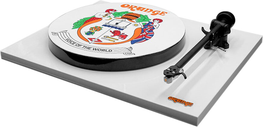 Orange O Belt-Drive Turntable, New, Side 1