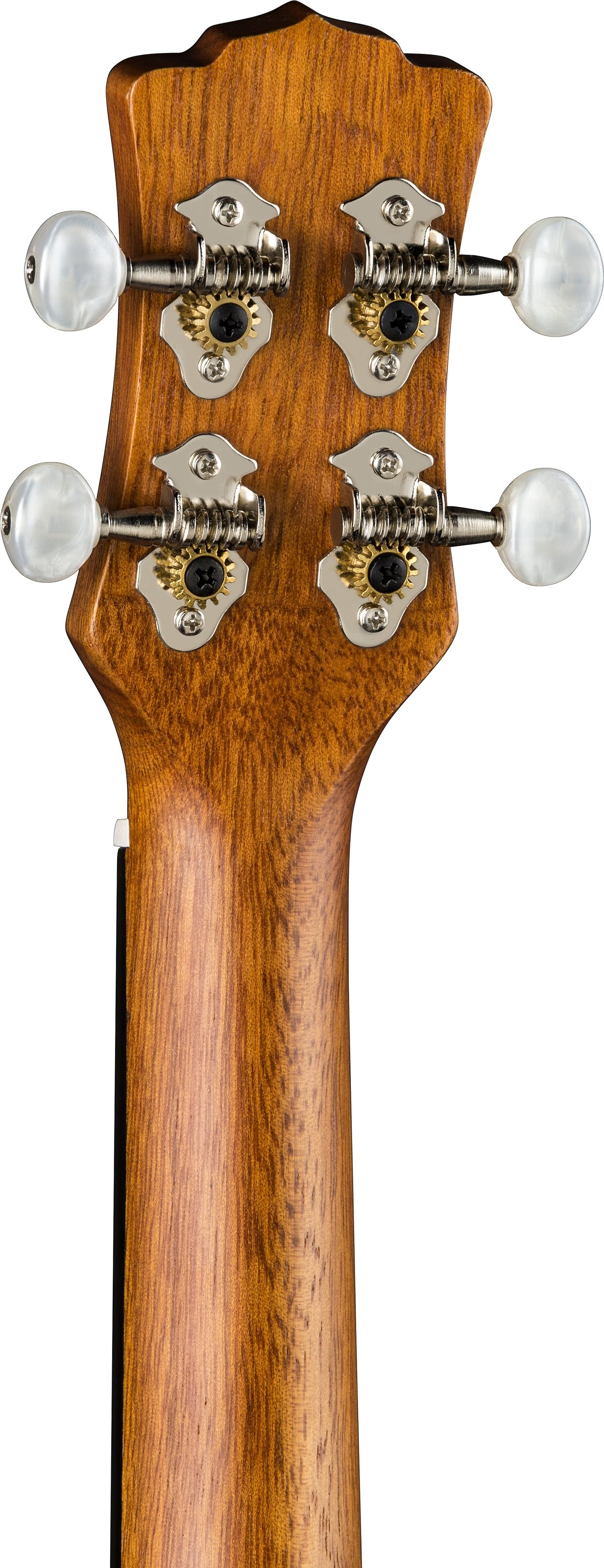Luna Mahogany Tenor Ukulele Package (with Gig Bag), Rear detail Headstock