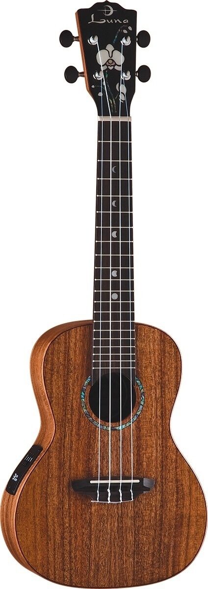 Luna Solid Wood Concert Ukulele (with Gig Bag), Orchid