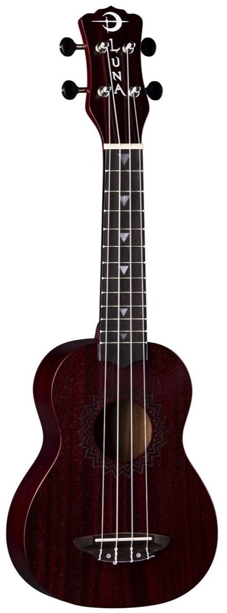 Luna Vintage Mahogany Soprano Ukulele, Main
