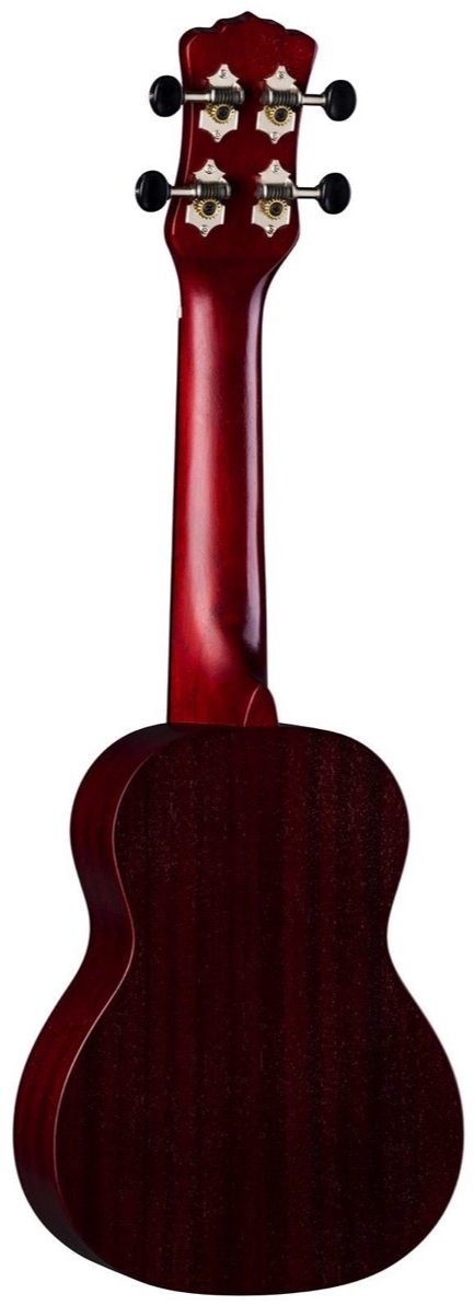 Luna Vintage Mahogany Soprano Ukulele, Back