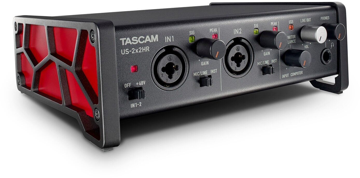 TASCAM US-2X2HR 2x2 USB Audio Interface | zZounds