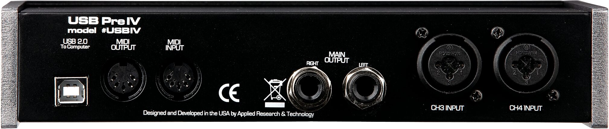 ART USB Pre IV 4x4 USB Audio Interface, Main Back
